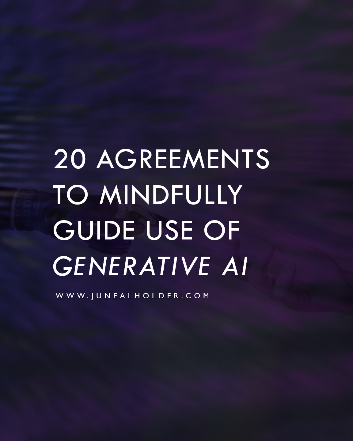 Mindful Use of Generative AI: 20 Personal Agreements