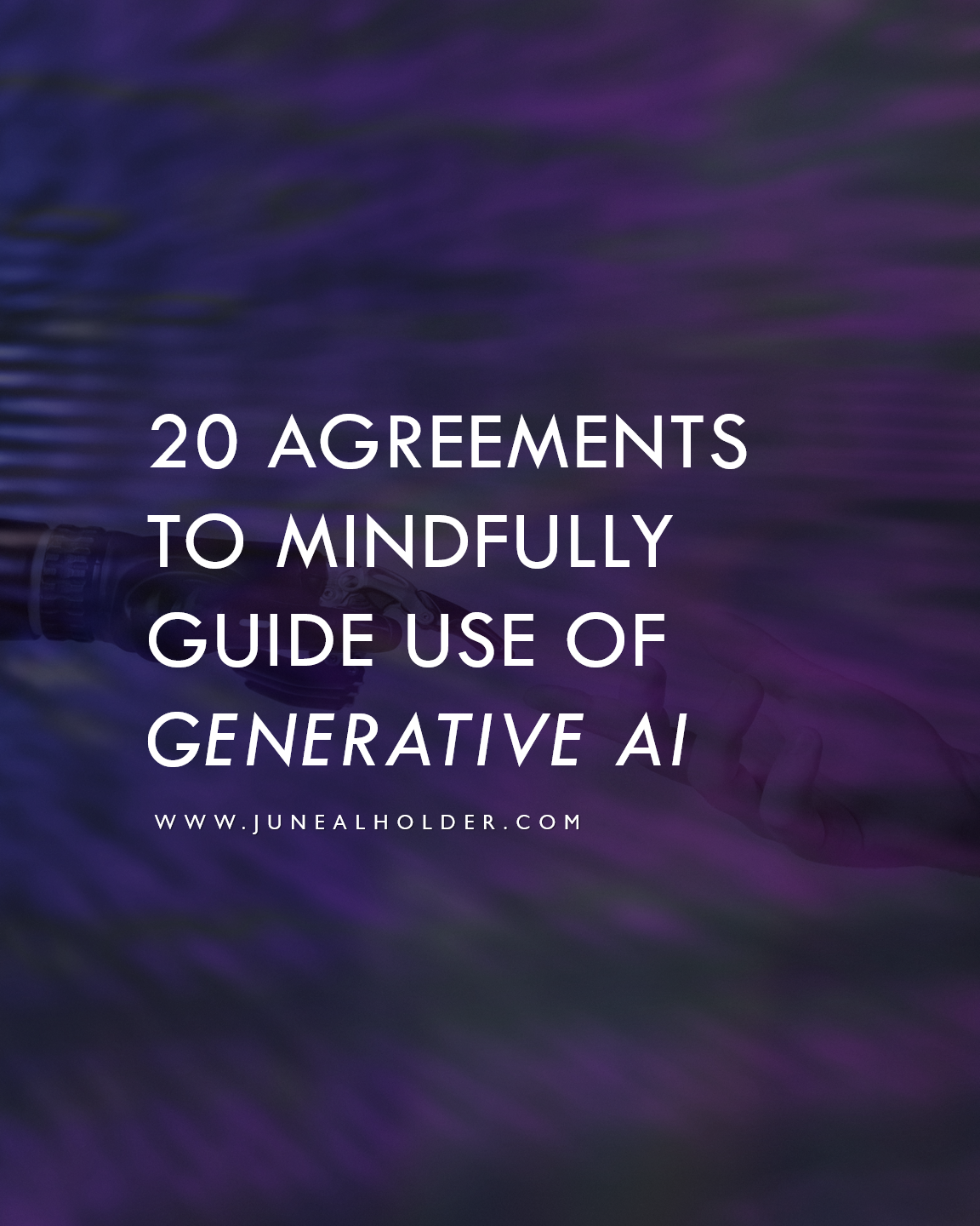 Mindful Use of Generative AI: 20 Personal Agreements
